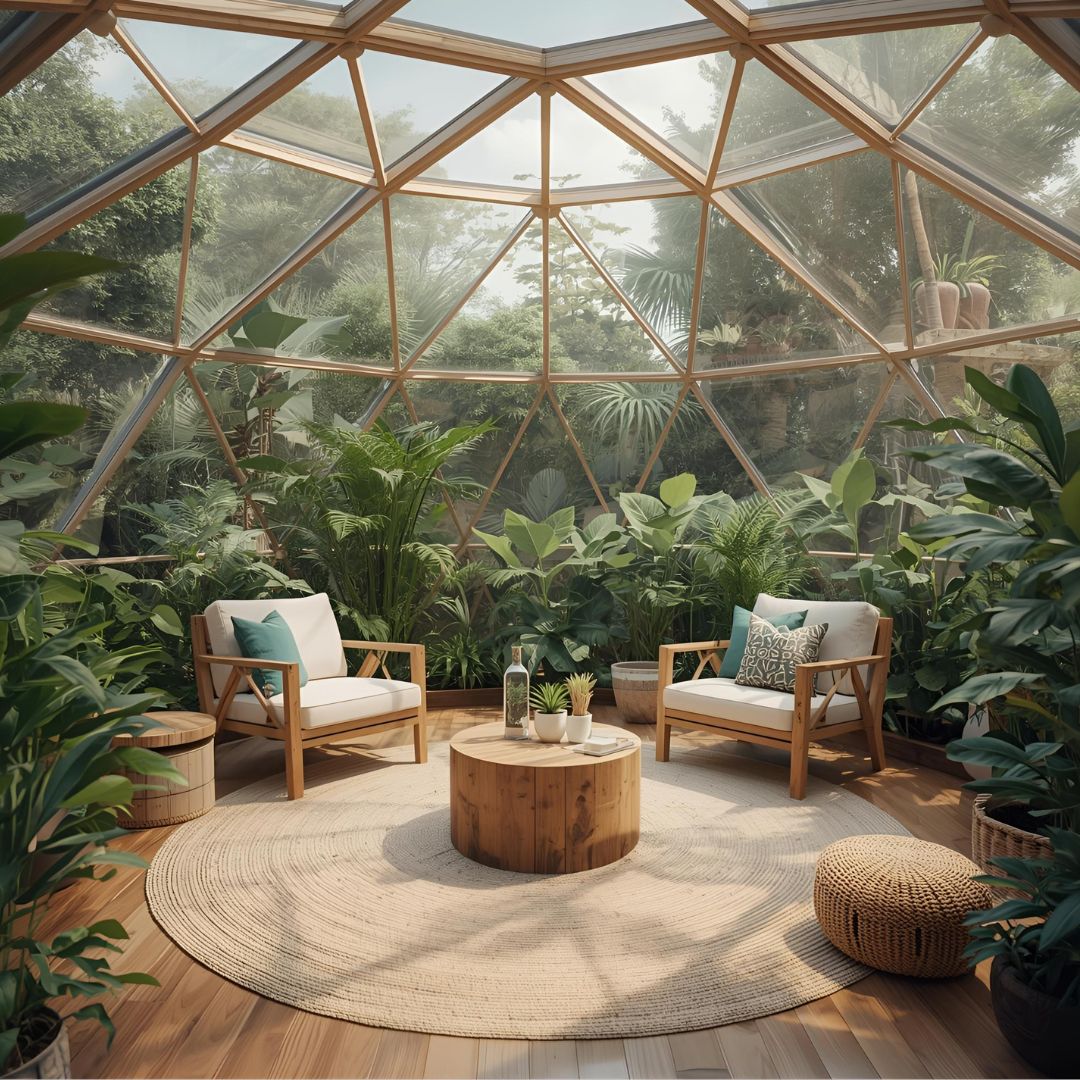 Sustainable interior design UAE using eco-friendly materials.